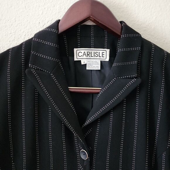 CARLISLE STRIPED BLAZER SIZE 8 - Picture 2 of 10